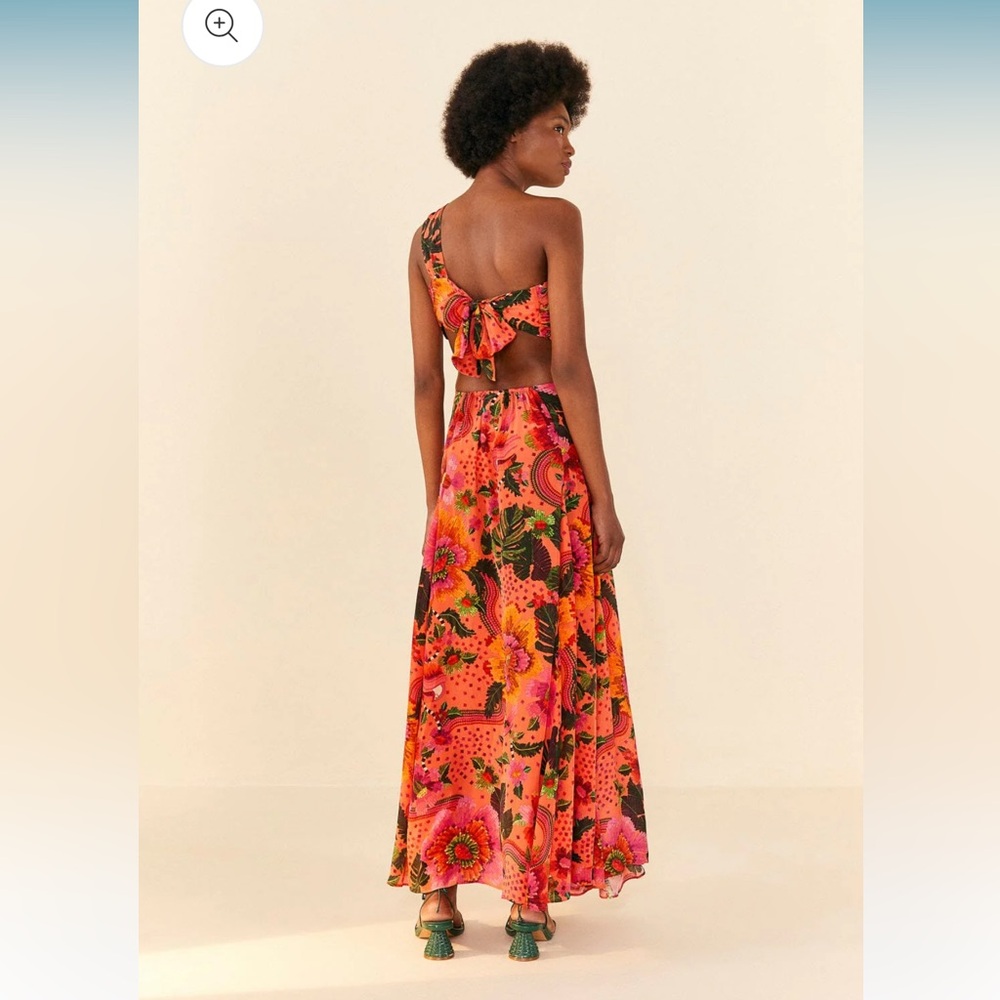 FARM Rio Blooming Garden One-Shoulder Maxi Dress - Picture 2 of 15